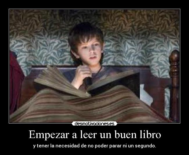 Empezar a leer un buen libro - 