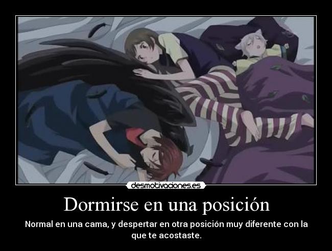 carteles dormir sueno kurama tomoe nanami kamisama hajimemashita kiss anime manga desmotivaciones