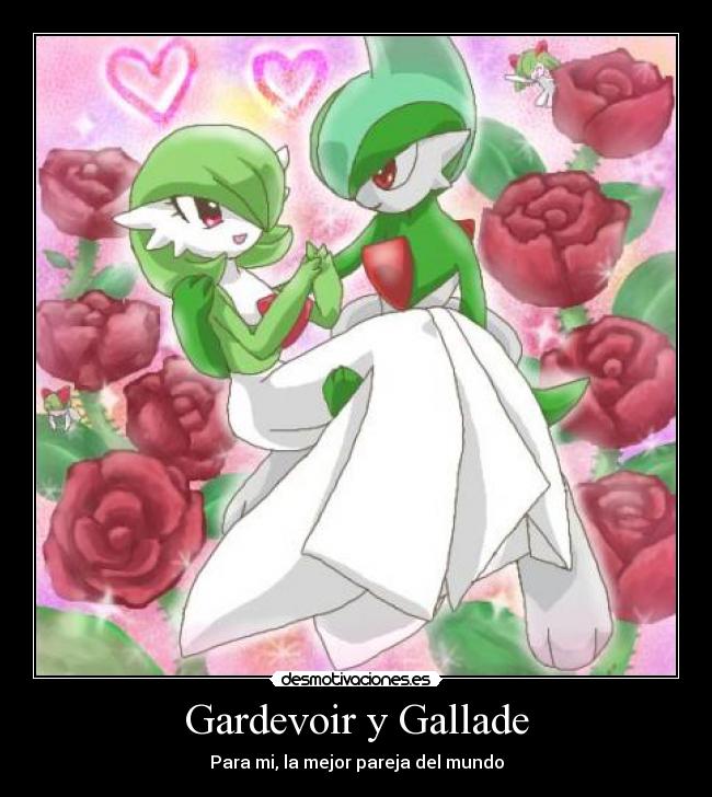 Gardevoir y Gallade - Para mi, la mejor pareja del mundo
