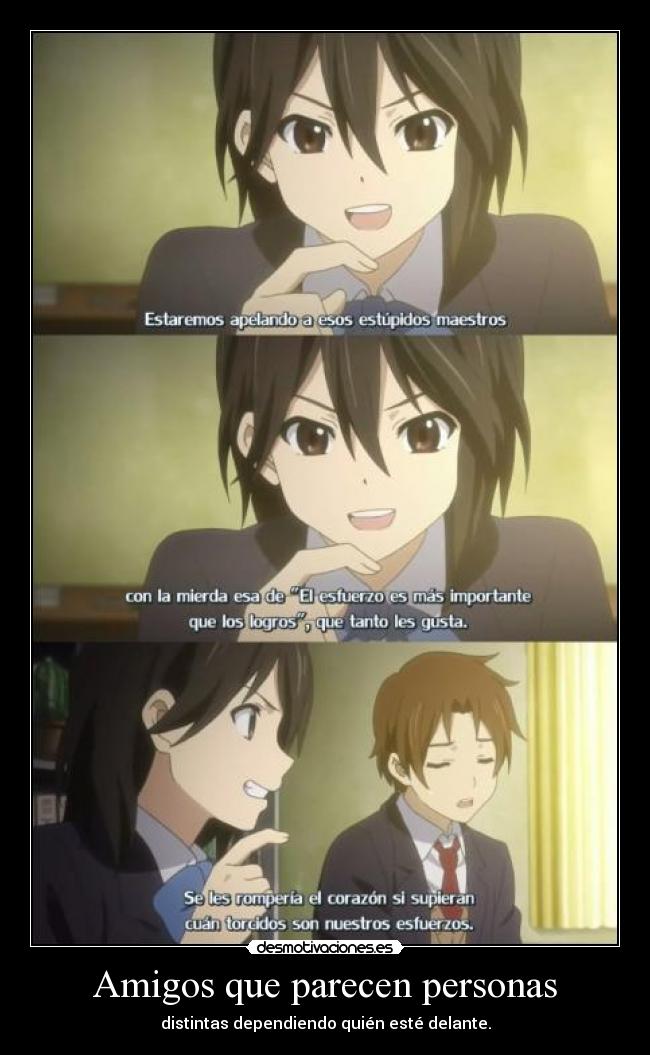 Amigos que parecen personas -