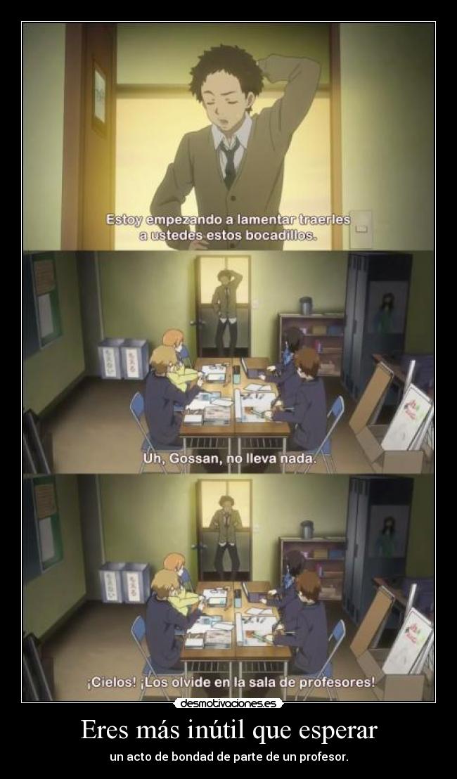 carteles harukaze kokoro connect anime desmotivaciones