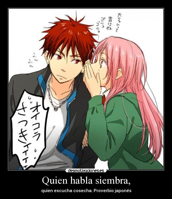 Quien habla siembra, - 