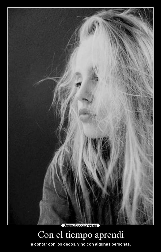 Con el tiempo aprendí - 