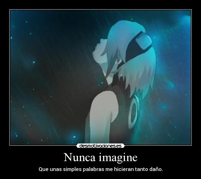 Nunca imagine - 