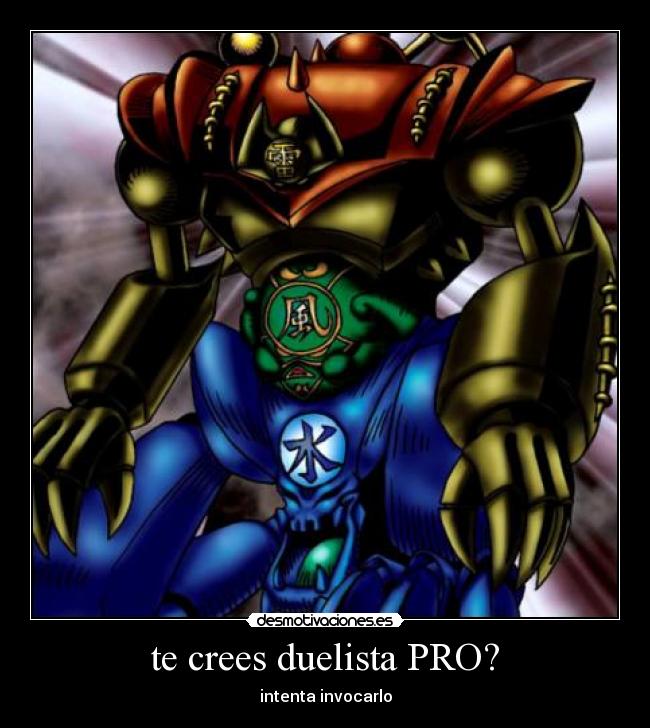 te crees duelista PRO? - intenta invocarlo