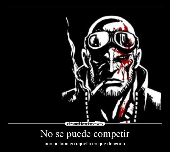 No se puede competir - 