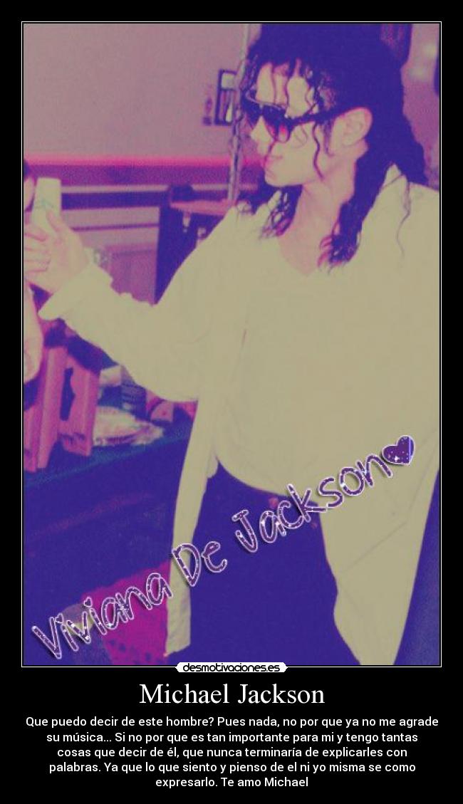 carteles michael jackson love you desmotivaciones