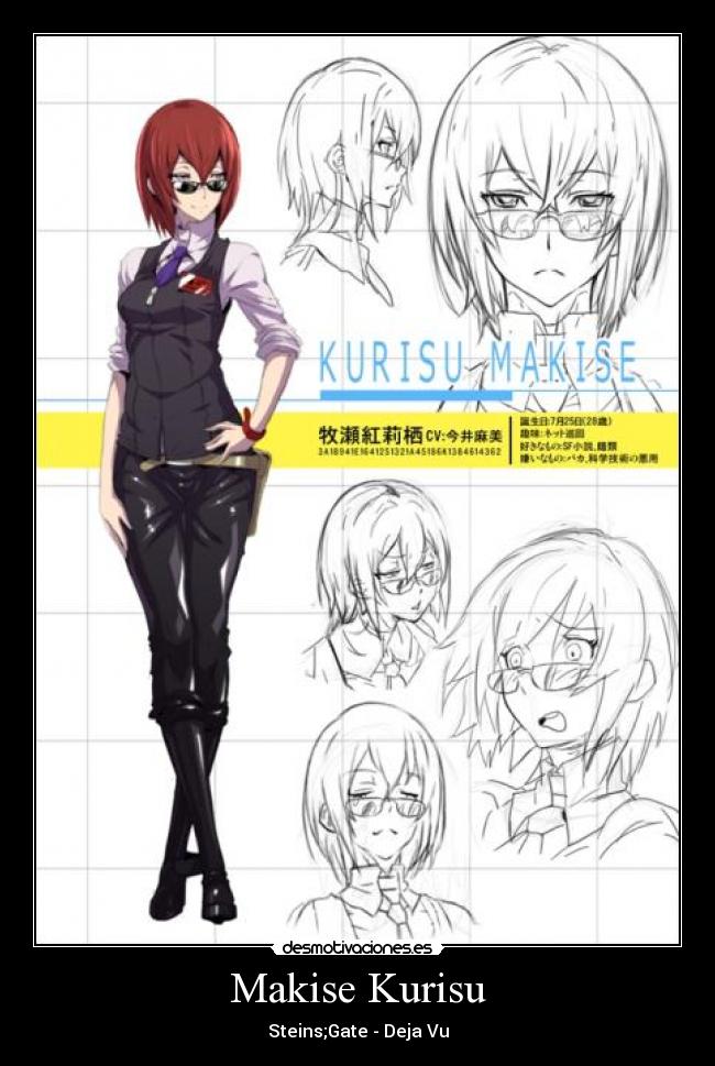 Makise Kurisu - Steins;Gate - Deja Vu