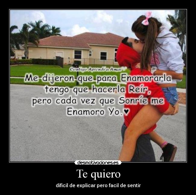 Te quiero -