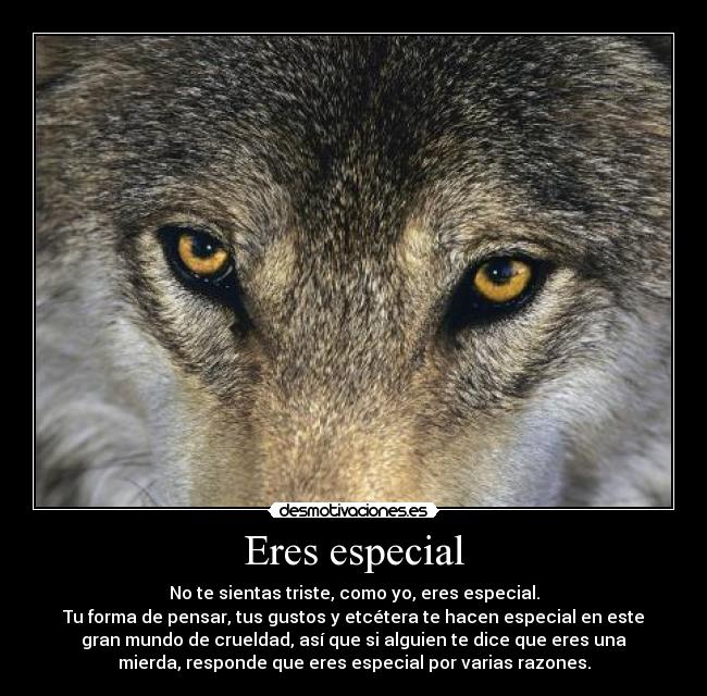 Eres especial - 