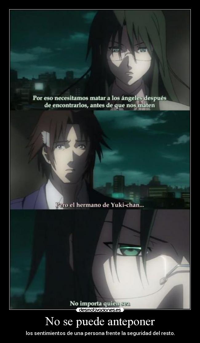 carteles raptorhunters nigatsu harukaze anime mnemosyne deseo maldad bondada angeles bienestar seguridad desmotivaciones