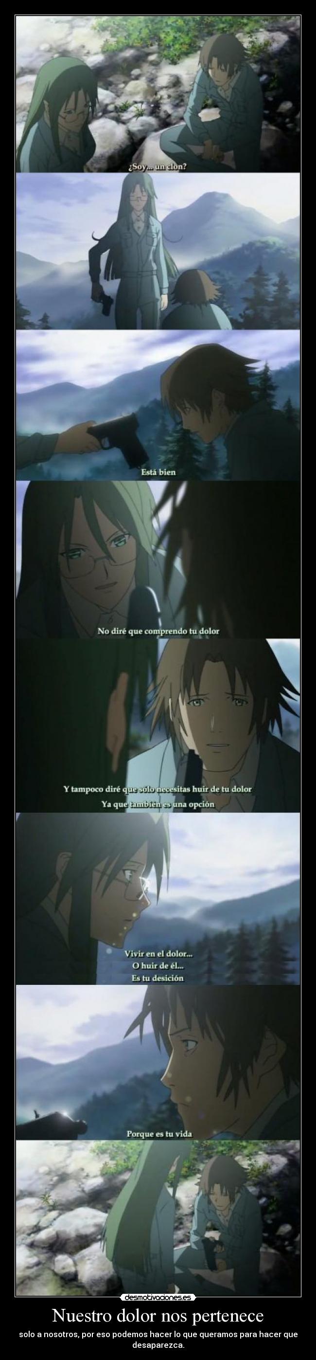 Nuestro dolor nos pertenece -