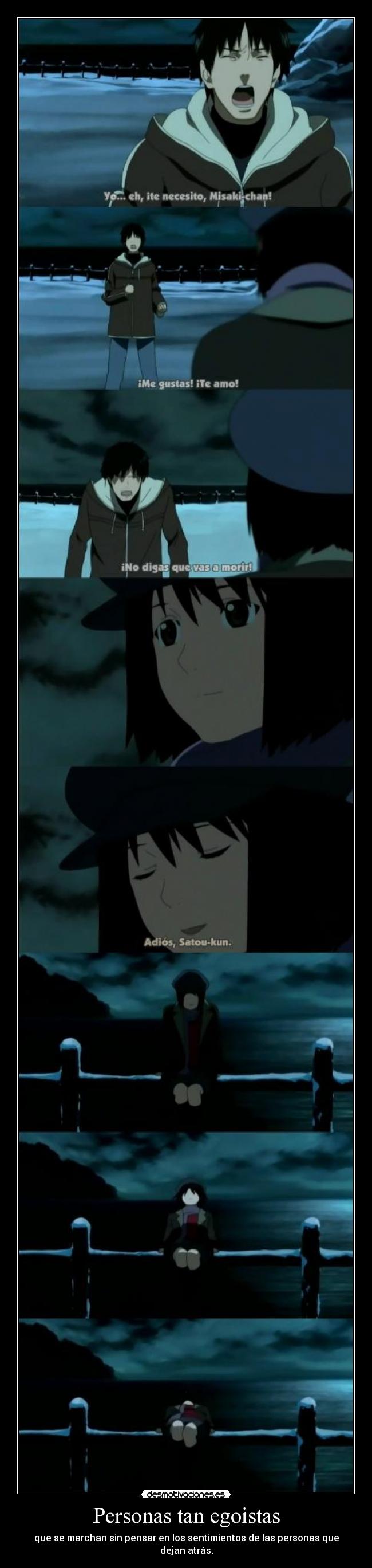 Personas tan egoistas - 