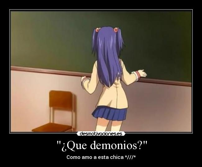 ¿Que demonios? -