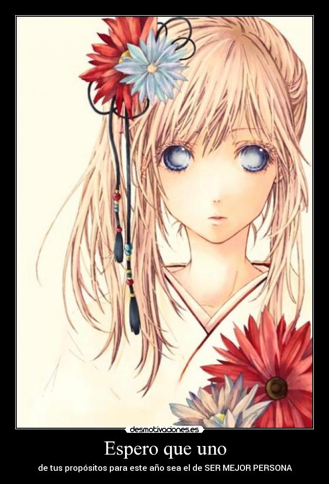 Espero que uno - 