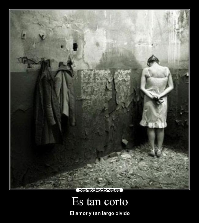 Es tan corto - El amor y tan largo olvido