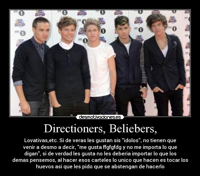 Directioners, Beliebers, -