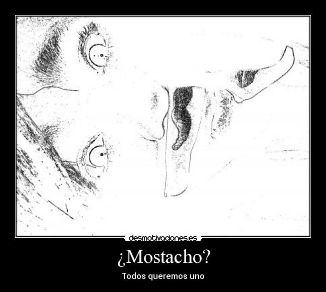 ¿Mostacho? - Todos queremos uno