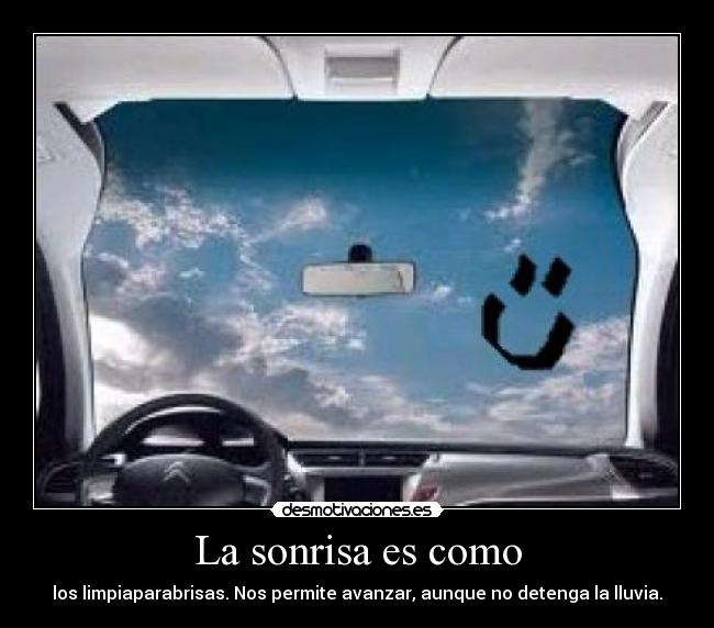 La sonrisa es como - 