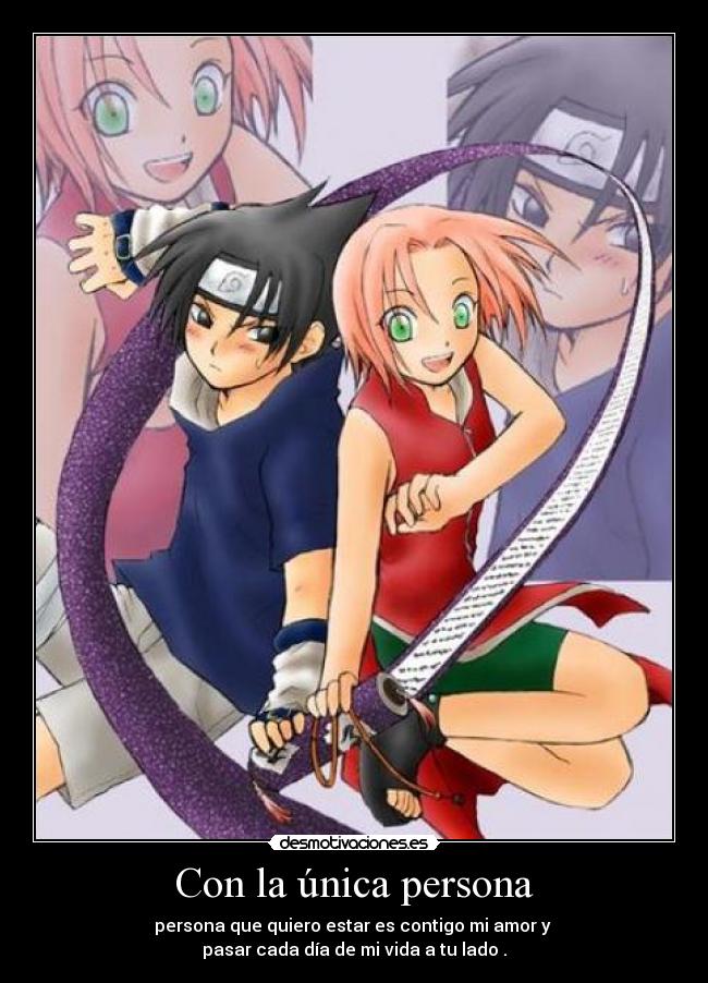 Con la única persona -