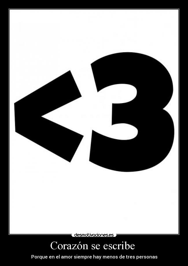 Corazón se escribe -