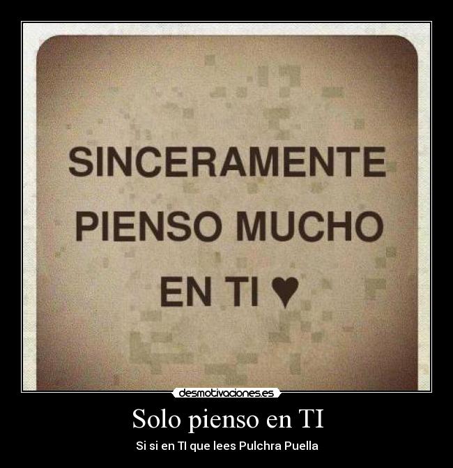 Solo pienso en TI - 