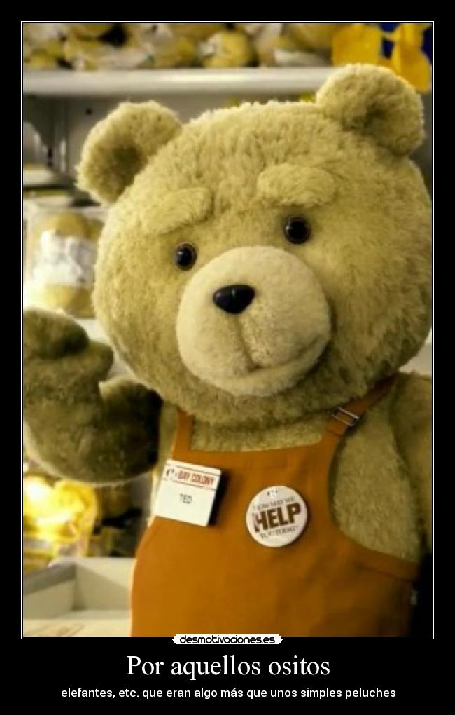 Por aquellos ositos -
