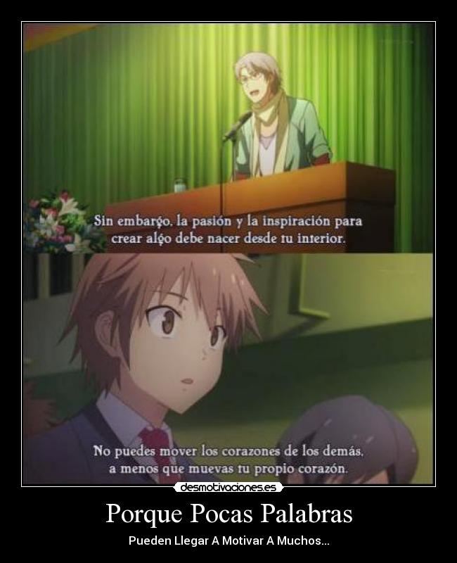 Porque Pocas Palabras -