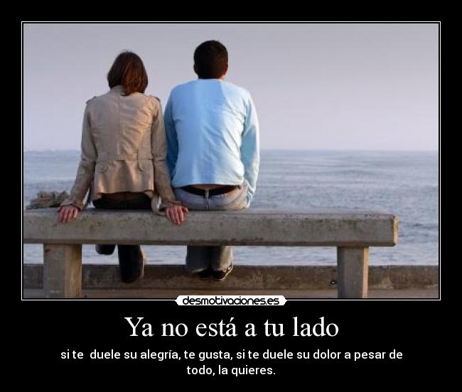 Ya no está a tu lado -