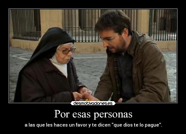 Por esas personas - 