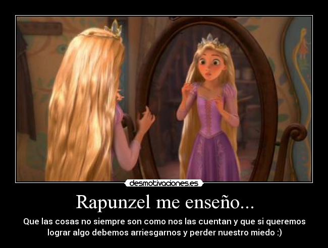 carteles rapunzel enredados disney enseno desmotivaciones