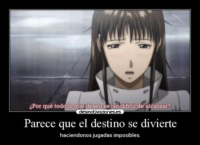 Parece que el destino se divierte -