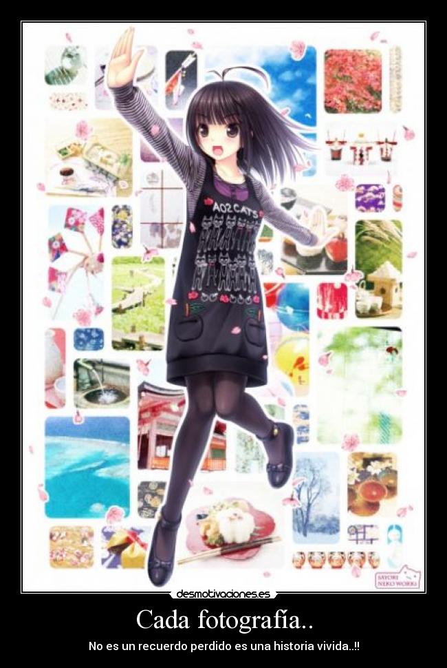 Cada fotografía.. -