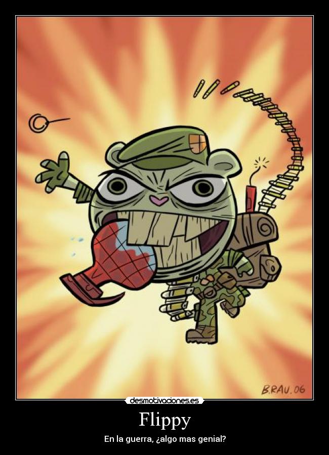 Flippy - En la guerra, ¿algo mas genial?