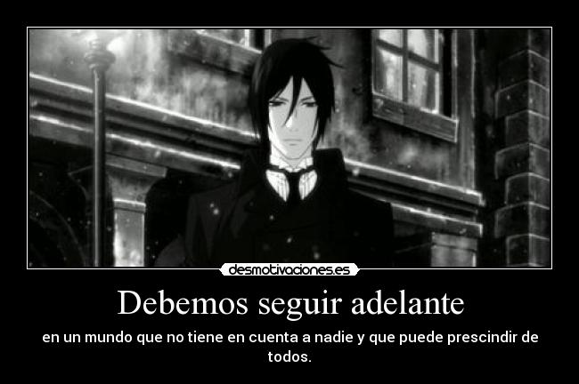 Debemos seguir adelante -