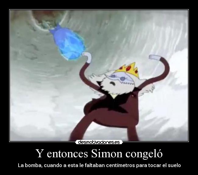 Y entonces Simon congeló -