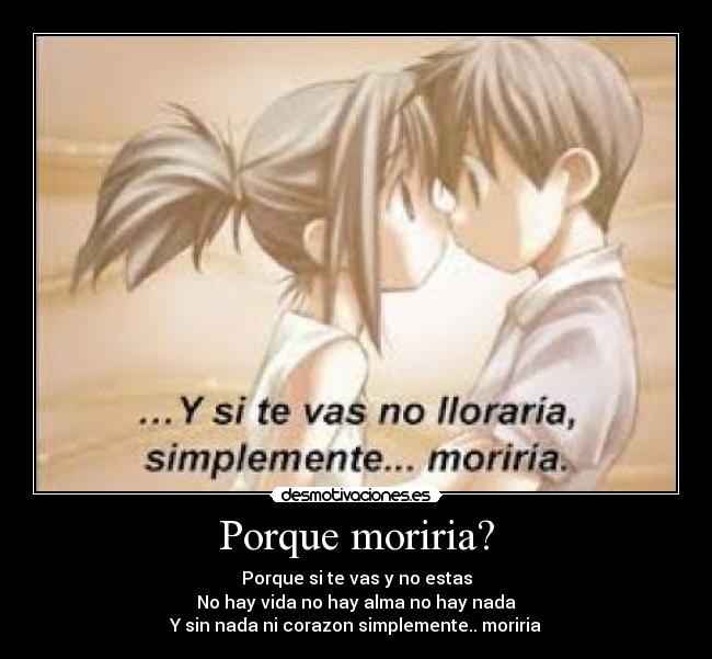 Porque moriria? - 