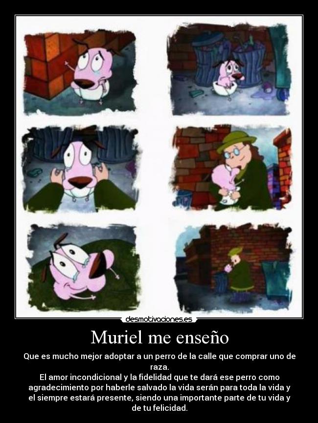 Muriel me enseño -