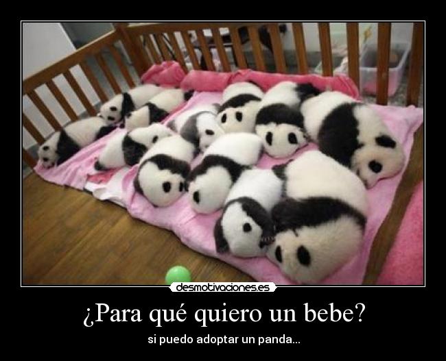 ¿Para qué quiero un bebe? - 