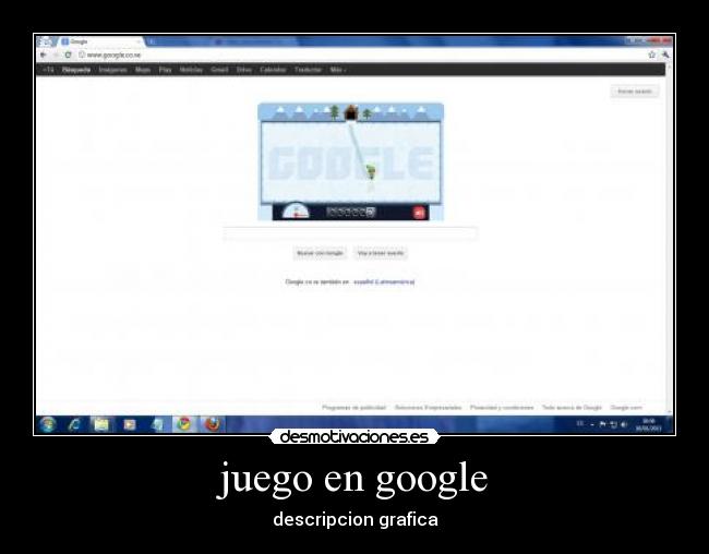 juego en google - descripcion grafica