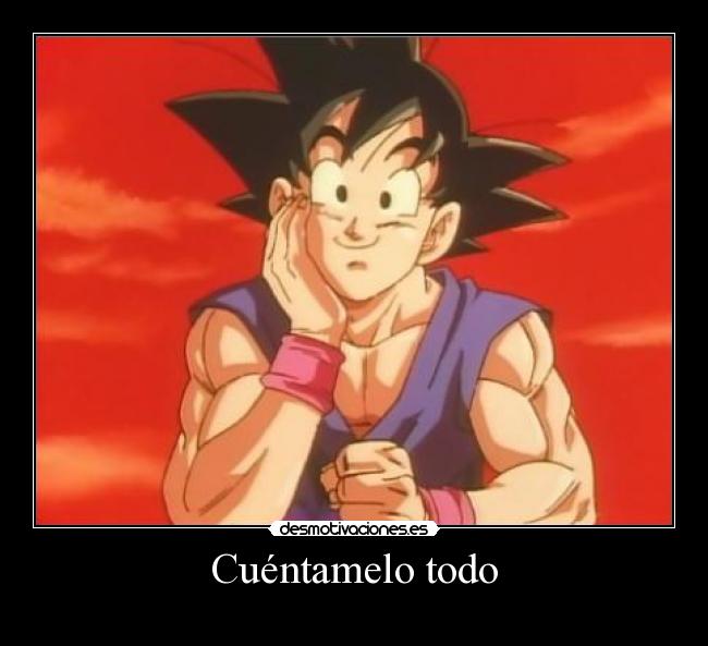 carteles goku desmotivaciones