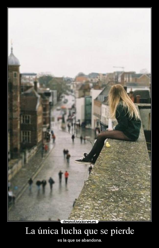 carteles unica lucha que pierde que abandona ernesto che guevara desmotivaciones