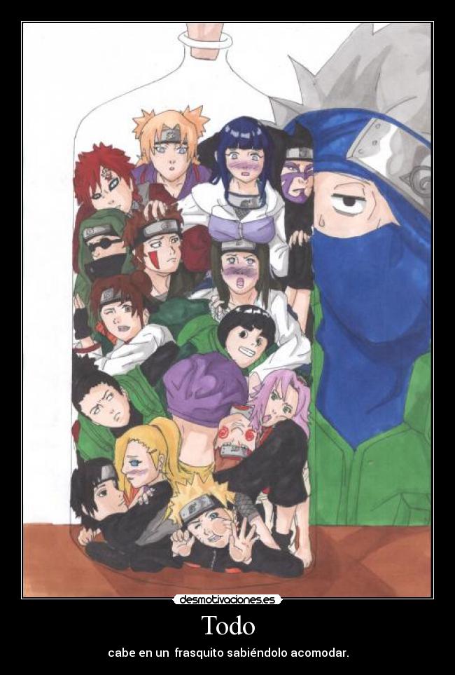 Todo - cabe en un frasquito sabiéndolo acomodar.