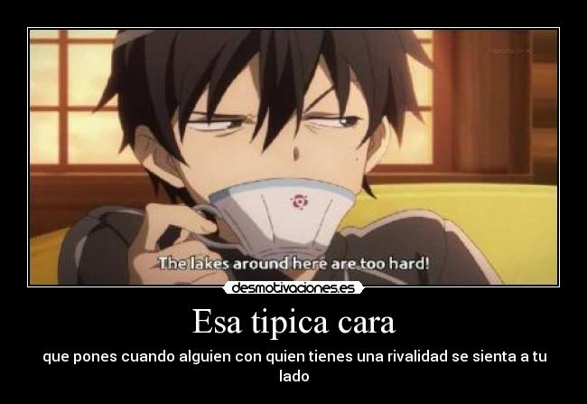 carteles anime sword art online rivalidad desmotivaciones