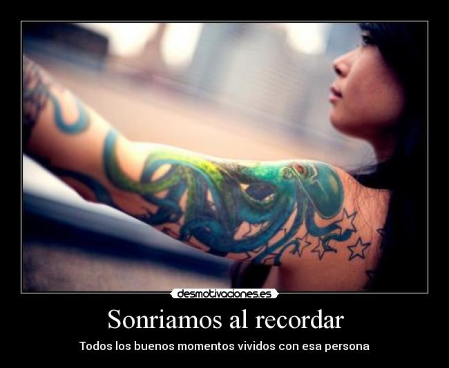Sonriamos al recordar -