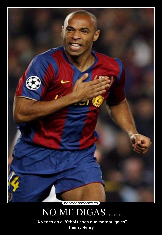carteles thierry henry desmotivaciones