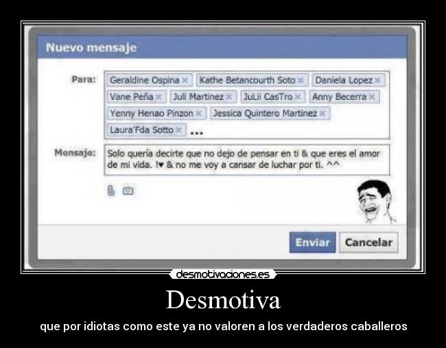 Desmotiva - que por idiotas como este ya no valoren a los verdaderos caballeros