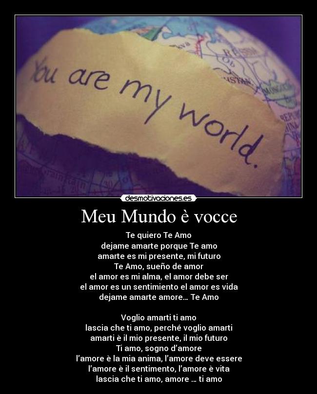 Meu Mundo è vocce - 