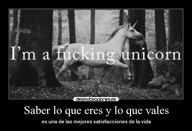 Saber lo que eres y lo que vales - 