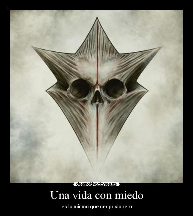 Una vida con miedo -